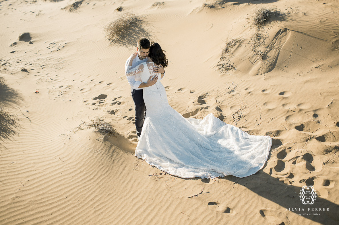 postboda en calblanque murcia playa fotos de boda